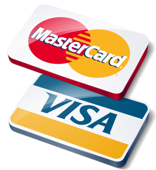 Aceptamos Tarjetas VISA y MasterCard